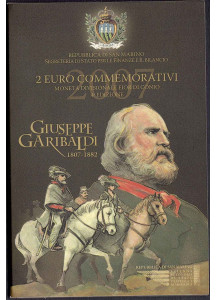 2007 - Giuseppe Garibaldi 2 euro in Folder San Marino